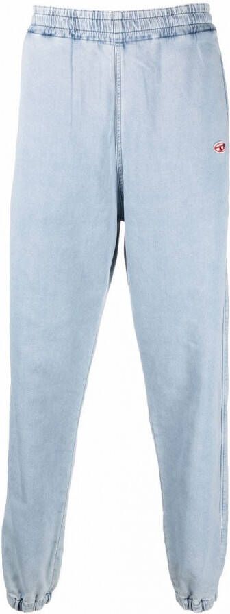 Diesel D-Lab JoggJeans met toelopende pijpen Blauw