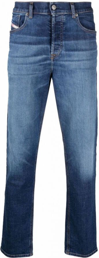 Diesel Jeans met toelopende pijpen Blauw