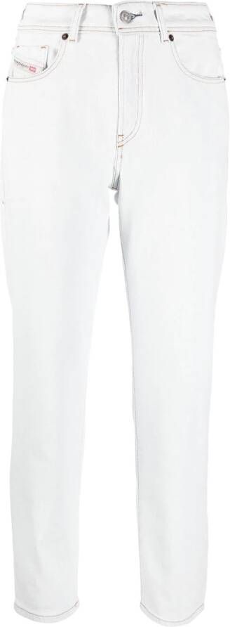 Diesel Jeans met toelopende pijpen Blauw