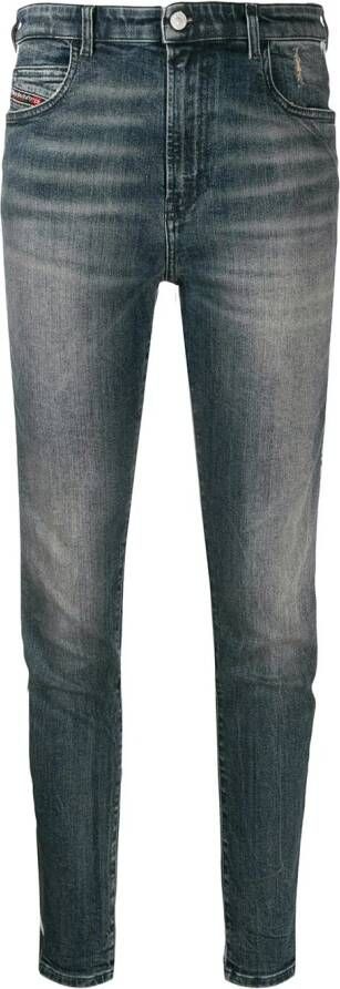 Diesel Jeans met vervaagd effect Blauw