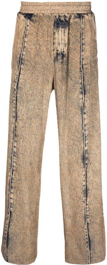 Diesel Jegging met vervaagd-effect Beige