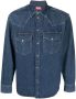 Diesel D-Ocean denim overhemd Blauw - Thumbnail 1