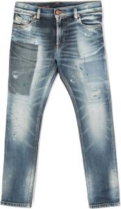 Diesel Kids 1995 slim-fit jeans Blauw