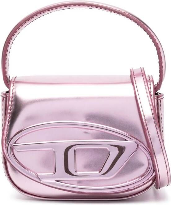 Diesel Kids 1DR schoudertas met metallic-effect Roze