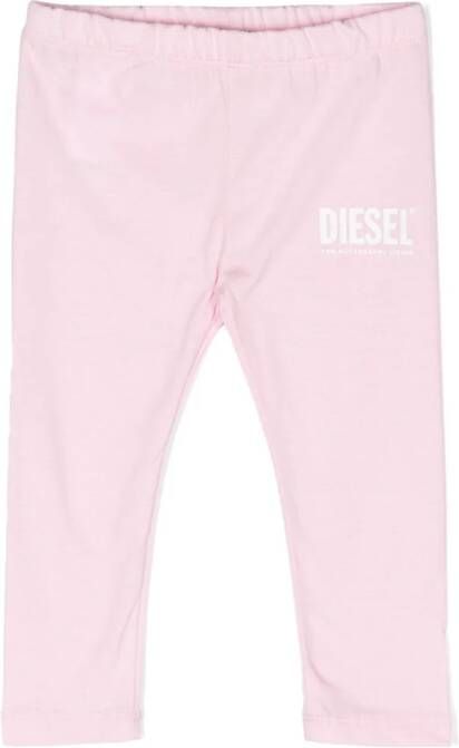 Diesel Kids Broek met elastische taille Roze