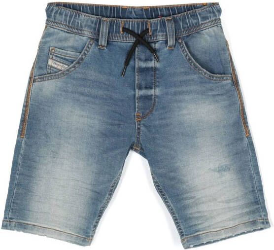 Diesel Kids Denim shorts Blauw