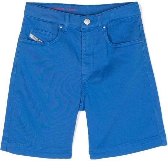 Diesel Kids Knielange shorts Blauw