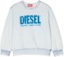 Diesel Kids Sweater met logoprint Blauw - Thumbnail 1