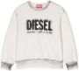 Diesel Kids Sweater met logoprint Wit - Thumbnail 1