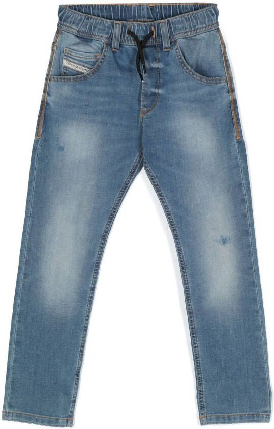 Diesel Kids Straight jeans Blauw