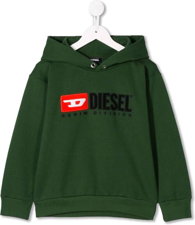 Diesel Kids Sweater met capuchon Groen