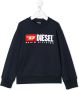 Diesel Kids Sweater met contrasterend logo Blauw - Thumbnail 1