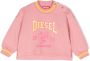 Diesel Kids Sweater met geborduurd logo Roze - Thumbnail 1