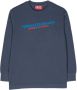 Diesel sweater met tekst donkerblauw Tekst 164 | Sweater van - Thumbnail 1
