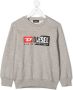Diesel Kids Sweater met logoprint Grijs - Thumbnail 1