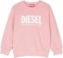 Diesel Kids Sweater met logoprint Roze - Thumbnail 1