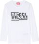 Diesel Kids T-shirt met lange mouwen Wit - Thumbnail 1