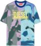 Diesel Kids T-shirt met abstracte print Blauw - Thumbnail 1