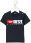 Diesel Kids T-shirt met logo Blauw - Thumbnail 1