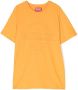 Diesel Kids T-shirt met logo Oranje - Thumbnail 2