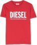 Diesel Kids T-shirt met logoprint Rood - Thumbnail 1