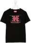 Diesel Kids T-shirt met logoprint Zwart - Thumbnail 1