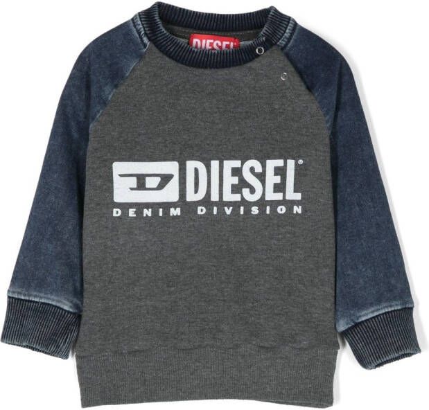Diesel Kids T-shirt met print Grijs