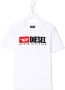Diesel Kids T-shirt met print Wit - Thumbnail 1