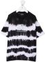 Diesel Kids T-shirt met tie-dye print Wit - Thumbnail 1