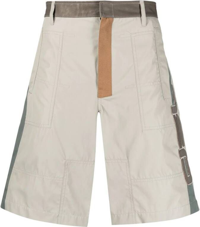 Diesel Knielange shorts Groen