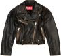 Diesel Leren jack Zwart - Thumbnail 1