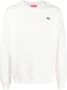 Diesel S-Rob-Doval-PJ katoenen sweater Wit - Thumbnail 1