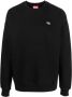 Diesel S-Rob-Doval-PJ katoenen sweater Zwart - Thumbnail 1