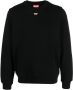 Diesel Sweater met logopatch Zwart - Thumbnail 1