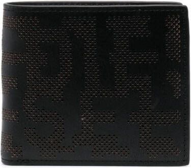 Diesel Portemonnee met logo Zwart