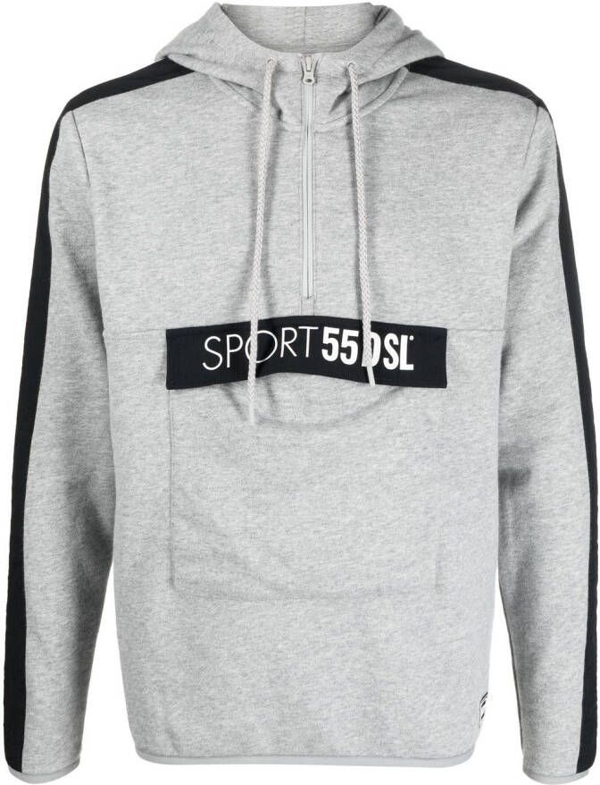 Diesel Hoodie met logoprint Grijs