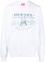 Diesel Sweater met logoprint Wit - Thumbnail 1