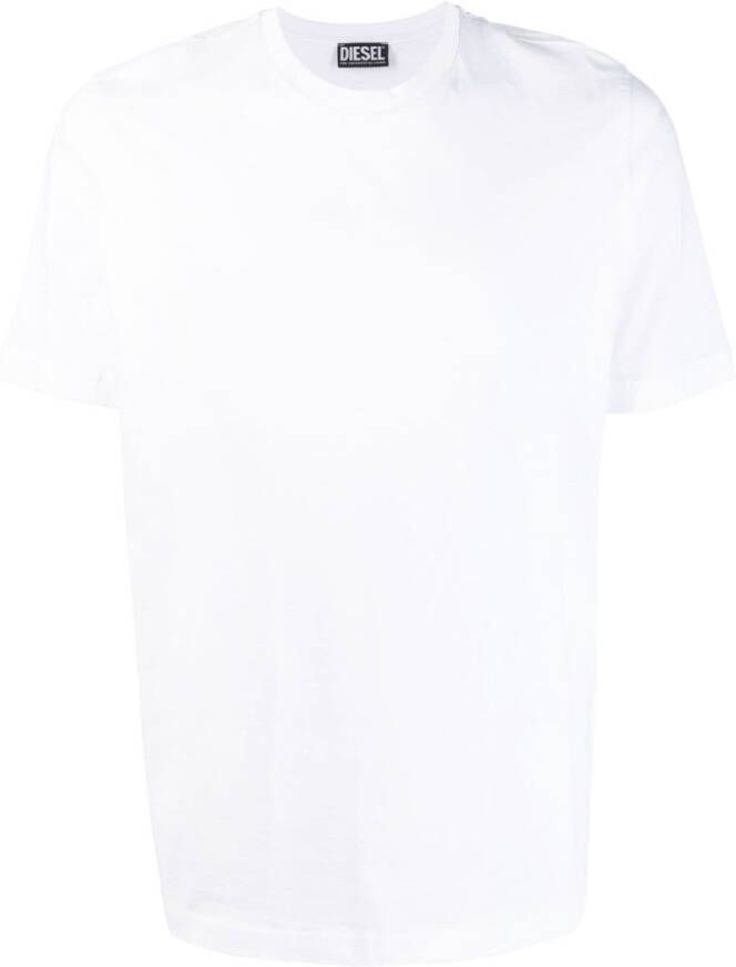 Diesel T-shirt met logoprint Wit