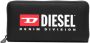 Diesel Portemonnee met logoprint Zwart - Thumbnail 1