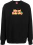 Diesel T-shirt met logoprint Zwart - Thumbnail 1