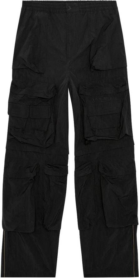 Diesel P-Staind cargo shorts met zakken Zwart