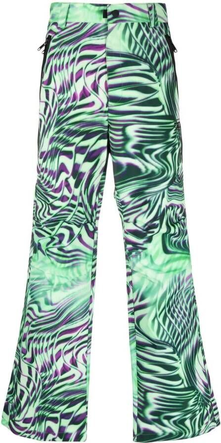 Diesel Broek met print Groen