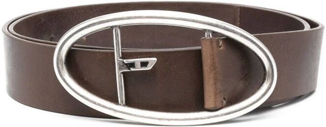 Diesel Riem met ovalen gesp Bruin