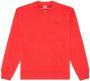 Diesel S-Rob-Megoval-D katoenen sweater Rood - Thumbnail 1