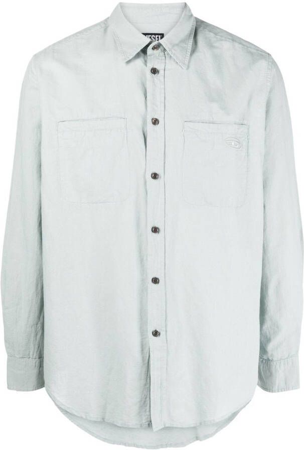 Diesel Overhemd Blauw