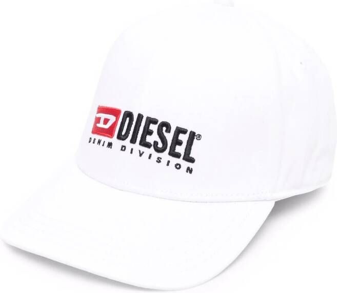 Diesel Pet met geborduurd logo Wit