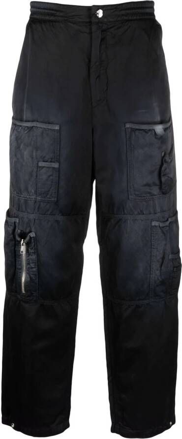 Diesel Ruimvallende broek Zwart