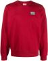 Diesel S-Ginn-Sp sweater met logopatch Rood - Thumbnail 1