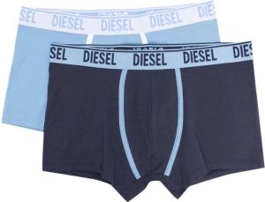 Diesel Set van 2 boxershorts Blauw