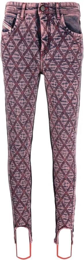 Diesel Skinny jeans Roze